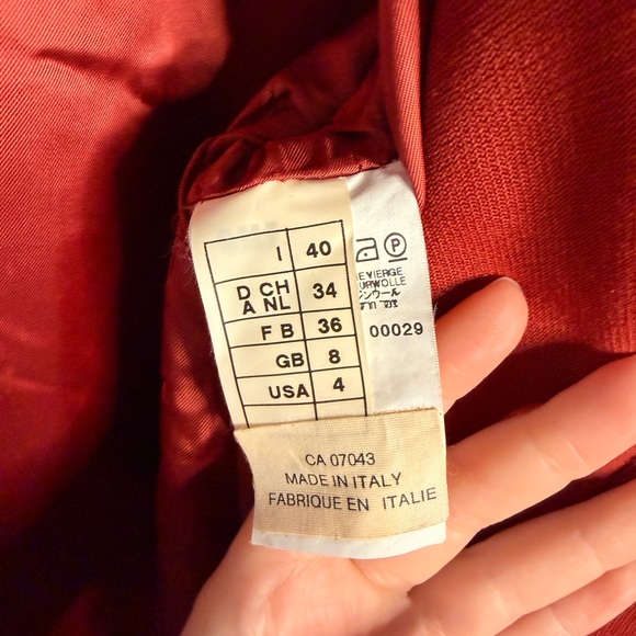 Gianfranco Ferré Studio Red Blazer Made in Italy - Picture 5 of 6